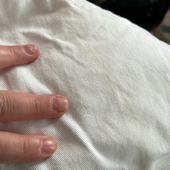 Just my size ladies capris size 20 W 98%, cotton, 2%, spandex white AS IS - Picture 13 of 14